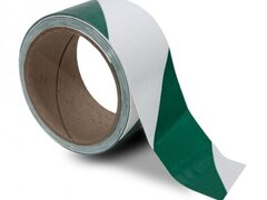 Banda verde cu alb pentru marcaj